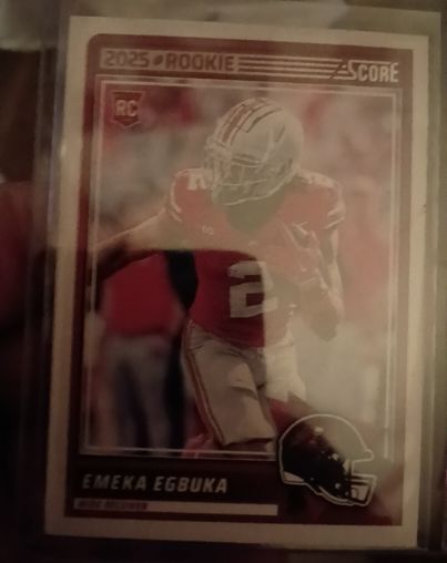 2025 Panini Score #2 Emeka Egbuka — front