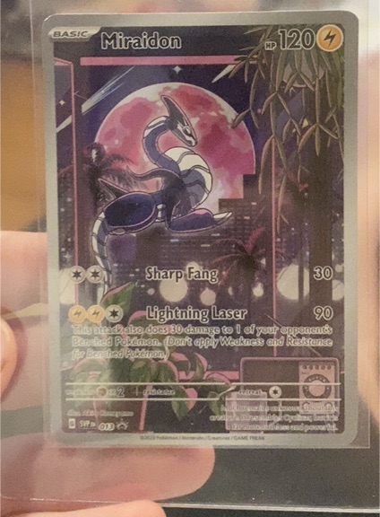 2023 Pokémon Scarlet & Violet Promo #013 Miraidon — front