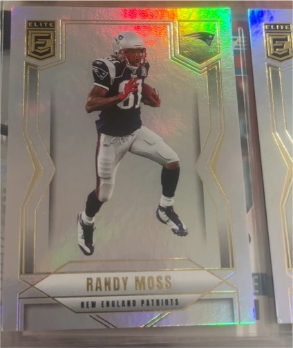 2025 Donruss Elite Randy Moss New England Patriots — front