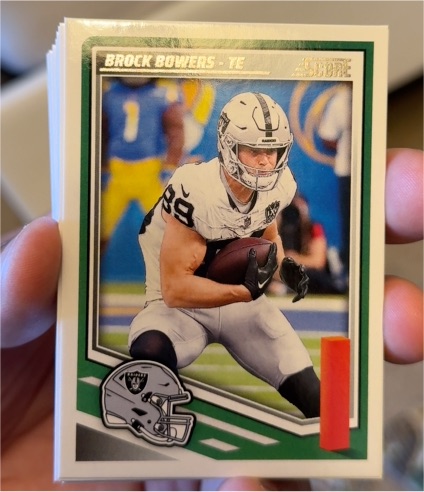 2025 Panini Score #36 Brock Bowers — front