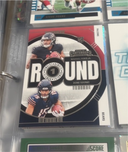 2024 Panini Contenders Football Round 1 #3 Michael Penix Jr., Rome Odunze — front