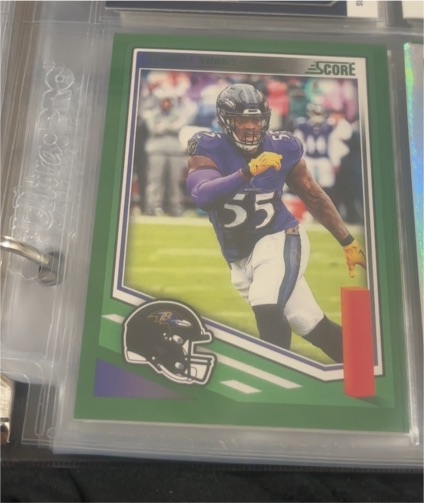 2025 Panini Score #55 Odafe Oweh — front