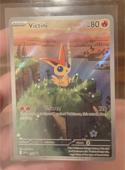 2023 Pokémon SV Black Star Promo #208 Victini — front