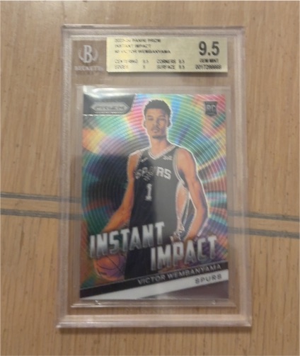 2023-24 Panini Prizm Instant Impact #3 Victor Wembanyama — front