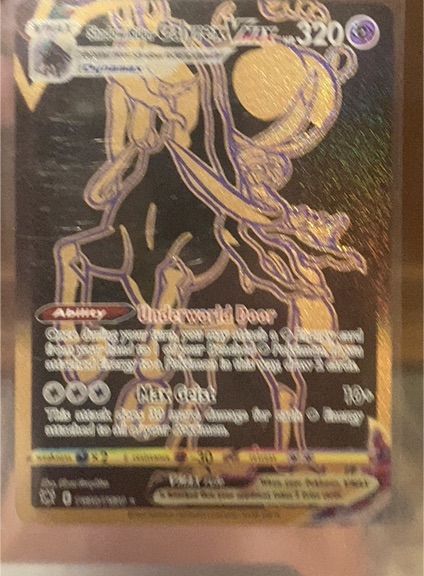 2022 Pokémon TCG Astral Radiance #TG30 Shadow Rider Calyrex VMAX — front