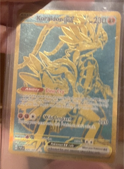 2023 Pokémon Scarlet & Violet Paldean Fates #245/091 Koraidon ex — front