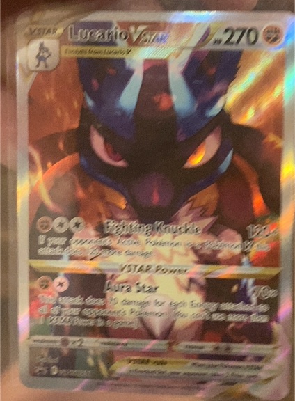 2023 Pokémon Black Star Promo #SWSH291 Lucario VSTAR — front