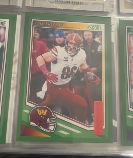 2025 Panini Score #257 Zach Ertz — front