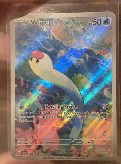 2023 Pokémon Scarlet & Violet #206/198 Wiglett — front