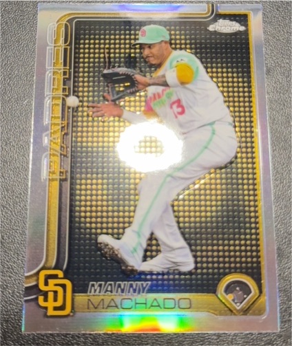 2025 Topps Chrome #215 Manny Machado — front