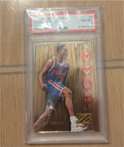 1997-98 Skybox Z-Force Boss #8 Allen Iverson — front