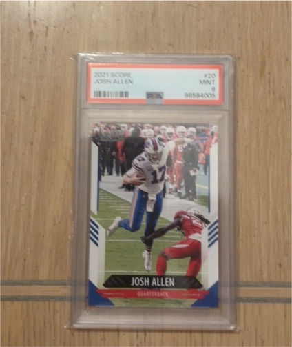 2021 Panini Score #20 Josh Allen — front