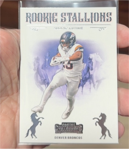 2024 Panini Contenders Rookie Stallions #22 Audric Estime — front