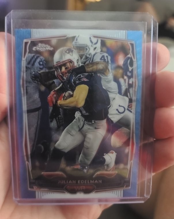 2014 Topps Chrome #105 Julian Edelman — front