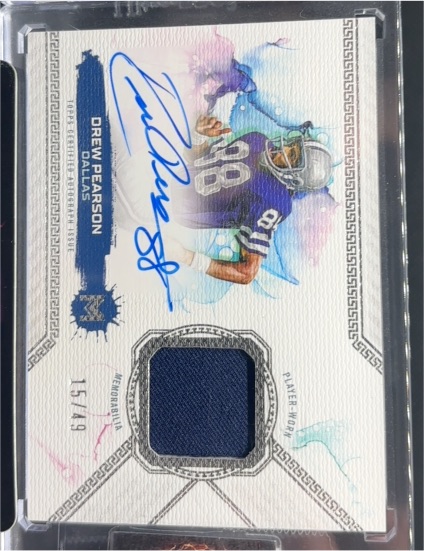 2023 Topps Motif Retired Relic Cerulean Blue #MRR-DP Drew Pearson — front