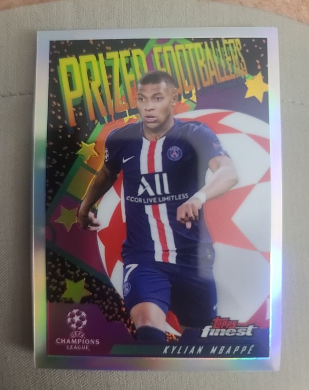 2019-20 Topps Finest UEFA Champions League #PF-KM Kylian Mbappé Prized Footballers — front