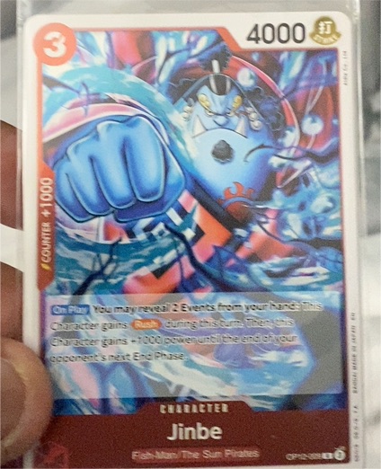 One Piece Card Game OP12-009 Jinbe — front