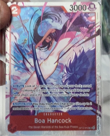 One Piece TCG OP12-014 Boa Hancock SR Legacy of the Master — front