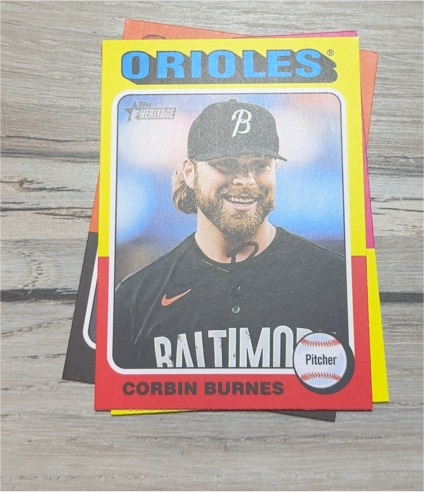 2024 Topps Heritage High Number #504 Corbin Burnes — front