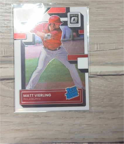 2022 Donruss Optic #85 Matt Vierling — front