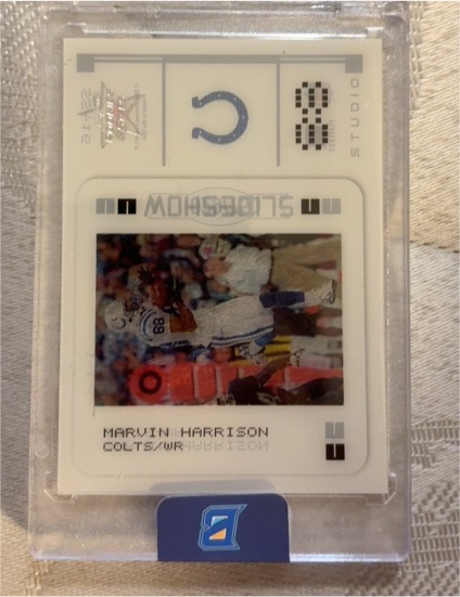 2004 Leaf Rookies & Stars Slideshow #SS-16 Marvin Harrison — front