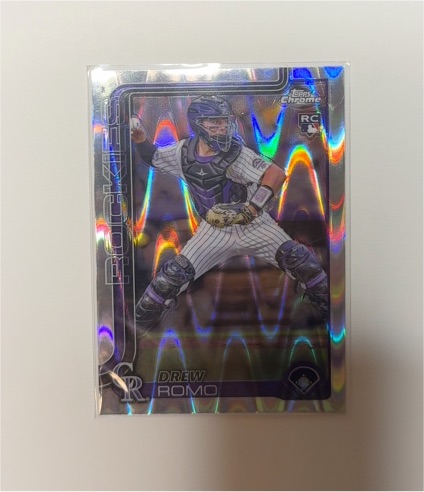 2025 Topps Chrome #124 Drew Romo — front