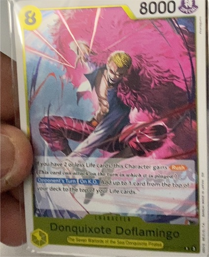 One Piece Card Game 2024 #1-9 Donquixote Doflamingo — front