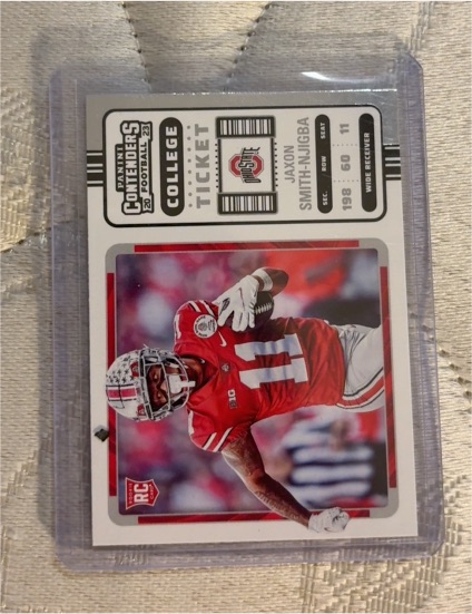 2023 Panini Chronicles Draft Picks Contenders College Ticket #15 Jaxon Smith-Njigba — front