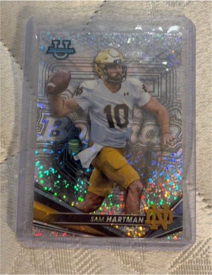 2022 Bowman's Best University #92 Sam Hartman — front