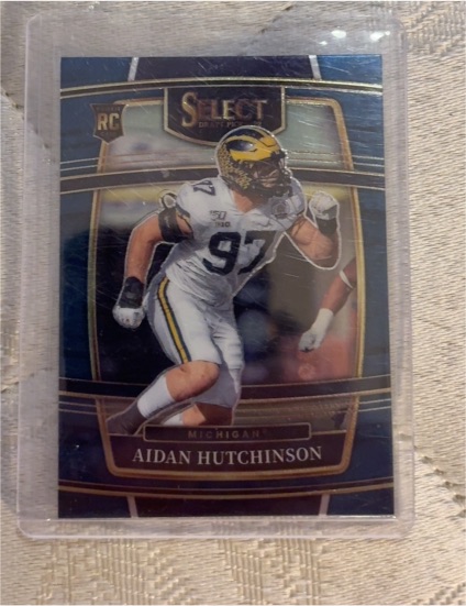 2022 Panini Select Draft Picks #33 Aidan Hutchinson — front