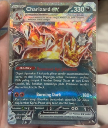 2025 Pokemon Scarlet & Violet Black Star Promo #196 Charizard EX — front