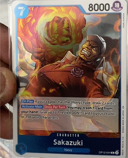2024 One Piece Legacy of the Master #OP12-044 Sakazuki — front