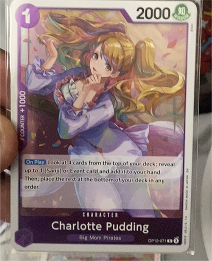 One Piece Card Game OP11-071 Charlotte Pudding — front