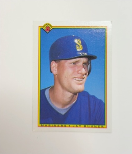 1990 Bowman #477 Jay Buhner — front