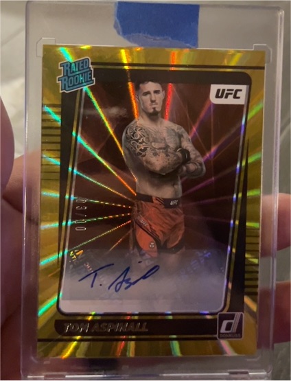 2022 Donruss UFC #216 Tom Aspinall Rated Rookie — front