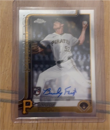 2025 Topps Chrome #RA-BF Brady Feigl — front