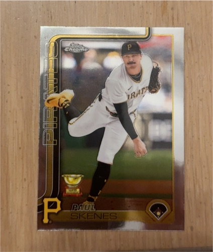 2025 Topps Chrome #300 Paul Skenes — front