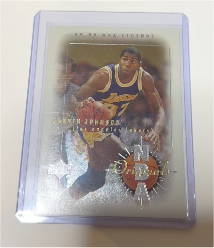 2000 Upper Deck NBA Legends NBA Originals #O1 Magic Johnson — front