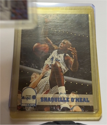1993 NBA Hoops #155 Shaquille O'Neal — front