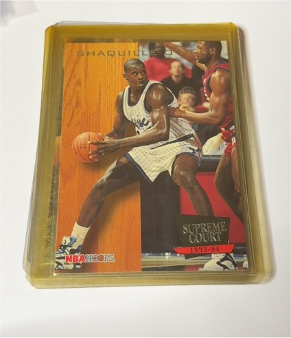 1993-94 NBA Hoops Supreme Court #SC4 Shaquille O'Neal — front