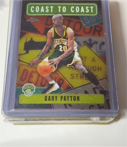 1995 Fleer Ultra Coast to Coast Gary Payton — front