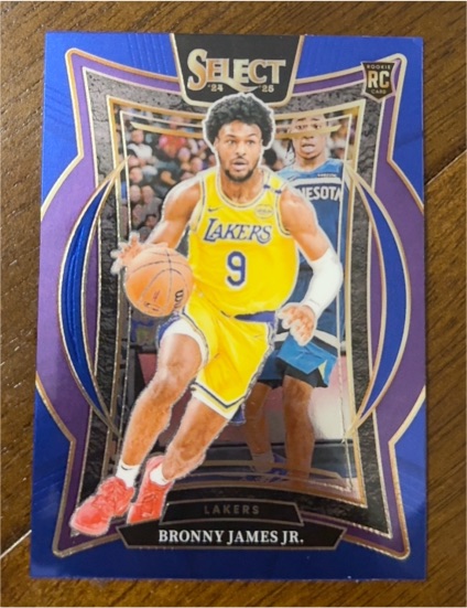 2024-25 Panini Select #90 Bronny James Jr. — front