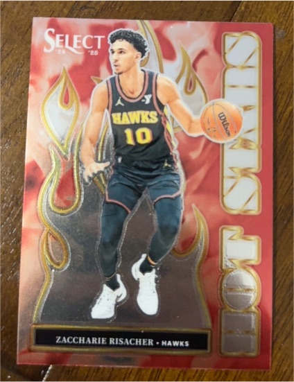 2024-25 Panini Select Hot Stars #15 Zaccharie Risacher — front