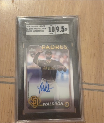 2024 Topps Chrome Update #RA-MWA Matt Waldron — front