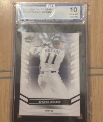 2018 Leaf Draft Year #DY-01 Shohei Ohtani — front