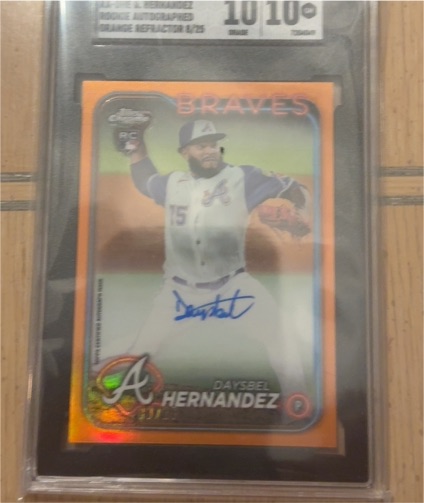 2024 Topps Chrome Update #RA-DHE Daysbel Hernandez — front