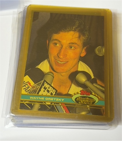 1991-92 Topps Stadium Club #1 Wayne Gretzky — front