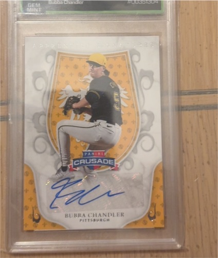 2024 Panini Crusade #AS-BCH Bubba Chandler Apprentice Signatures Auto — front