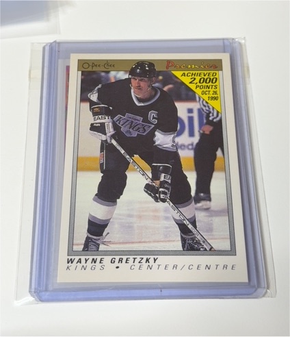 1990-91 O-Pee-Chee Premier #38 Wayne Gretzky — front