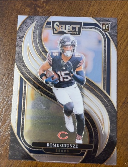2024 Panini Select #136 Rome Odunze Premier Level — front